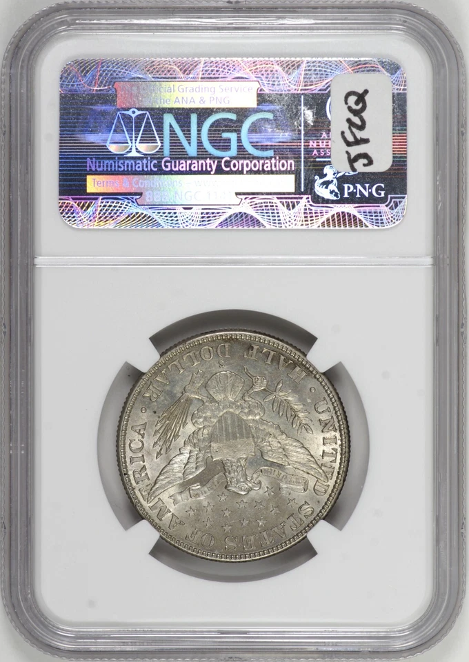 1914-S Barber Half Dollar 50c NGC MS62, Choice Original, Tough In UNC [BN006] - Image 4 of 4