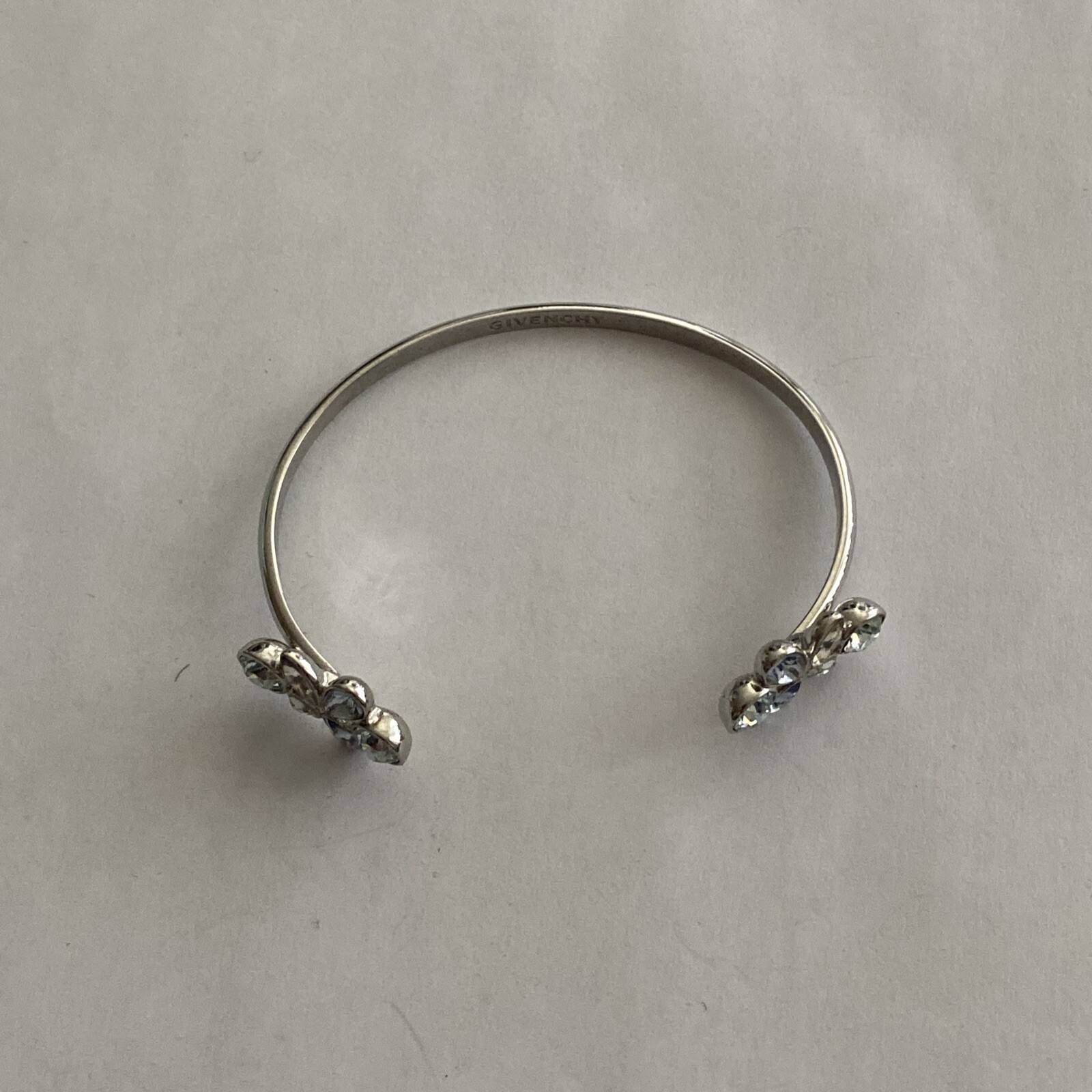 Givenchy Multi-Colored Floral Rhinestone Cuff Bra… - image 7