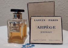 Vintage LANVIN PARIS Arpege EXTRAIT 15gr 1/2 FL OZ. Perfume Bottle Box France