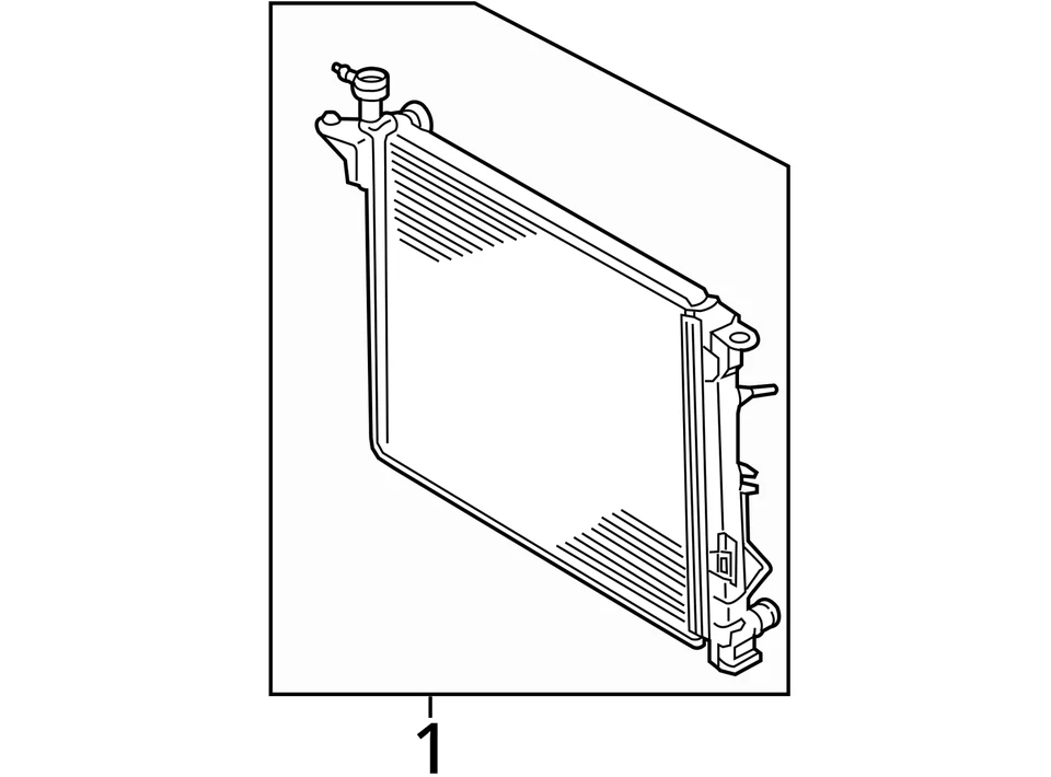 Radiator Fits 16-18 SORENTO 2992256 Foto 4 de 4