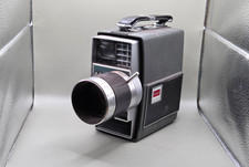Vintage Kodak Electric 8 Zoom 8mm Movie Camera w/ Pistol Grip Case Cassette