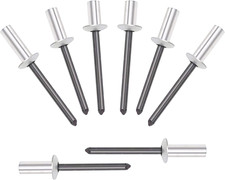 120Pcs 3/16" X 1/2" Closed End Aluminum Blind Rivets with Steel Mandrel