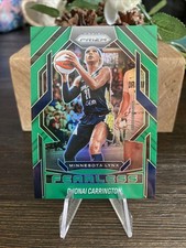 2025 Panini Prizm WNBA - Fearless Green Prizms DiJonai Carrington #10