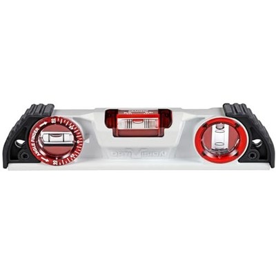 Kapro - 935 Magnetic Cast Red Torpedo Level - Features Optivision,