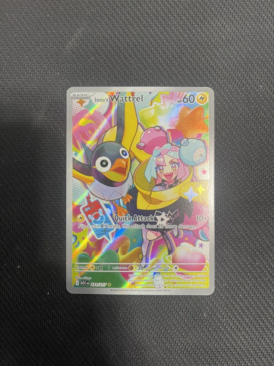 Iono's Wattrel Pokémon TCG Cards for sale | eBay