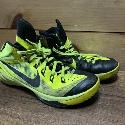 VTG NIKE Hyperdunk Men's Sz-11 Yellow /Black Basketball Shoes  653640-700 Asis