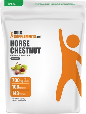 BulkSupplements Horse Chestnut Extract Powder - 700mg per Serving