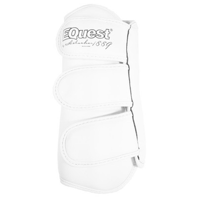 EQuest Dressurgamasche EQ Protect, 2er Set - weiß - L / Warmblut / Full Gamasche