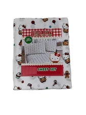 Jay Franco & Sons, Inc. Hello Kitty Christmas Winter Cotton Sheet Set