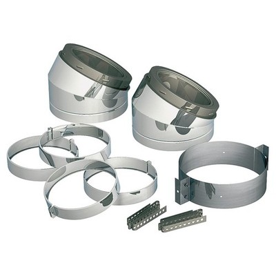 Selkirk 206211 Type HT Insulated Elbow Kit, Includes: (2) 30 deg Elbows, (2) Loc