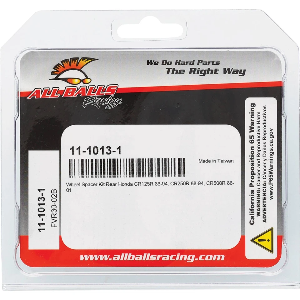 New All Balls Rear Wheel Spacer Kit 11-1013-1 For Honda CR 250 R 88-94 - Image 4 of 4