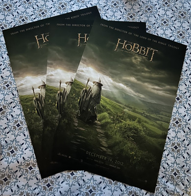 Lot of 3 THE HOBBIT - 11''x17'' Original Promo Movie Poster 2012