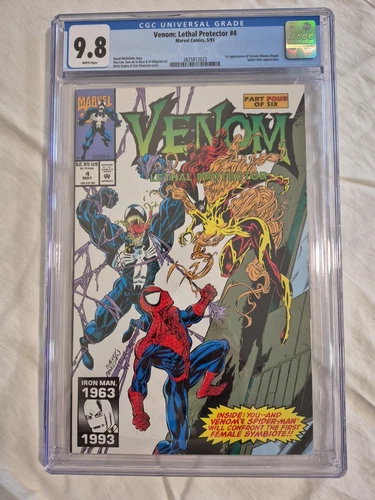 VENOM LETHAL PROTECTOR #4 CGC 9.8 Graded, Appearance of Scream - 7925