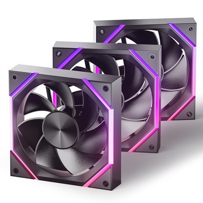 AsiaHorse Nyota RGB 120MM Gehäuselüfter 3 Stück HDB ARGB