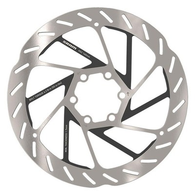 SRAM HS2 Disc Brake Rotor - 200mm, 6-Bolt, Rounded, One Size, silver 