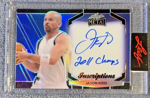 2025 Leaf Metal Authentics Vol. 2 Jason Kidd Auto /100 Blue 2011 Champs #MHI-JK1