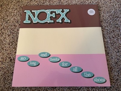 NOFX So Long & Thanks For All Shoes (Neapolitan Tri-Band Splatter) Vinyl NEW