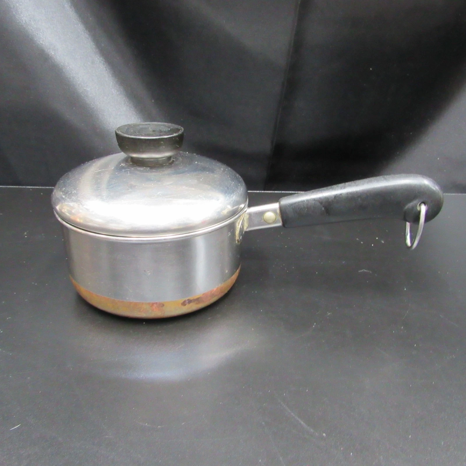 VTG Revere Ware 3/4 Qt Quart Stainless Steel Sauce Pan Pot w/ Lid