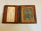 1/9 Plate Tintype of John Curry, 20th OH Infantry