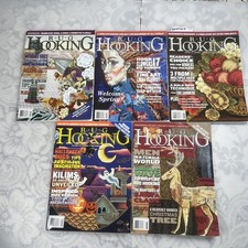 Lot of 5 Rug Hooking Magazines 2003 Full Year Jan-Dec As Is