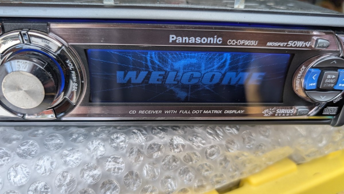 panasonic CQ-DF903U car radio with Bluetooth Adapter Aux