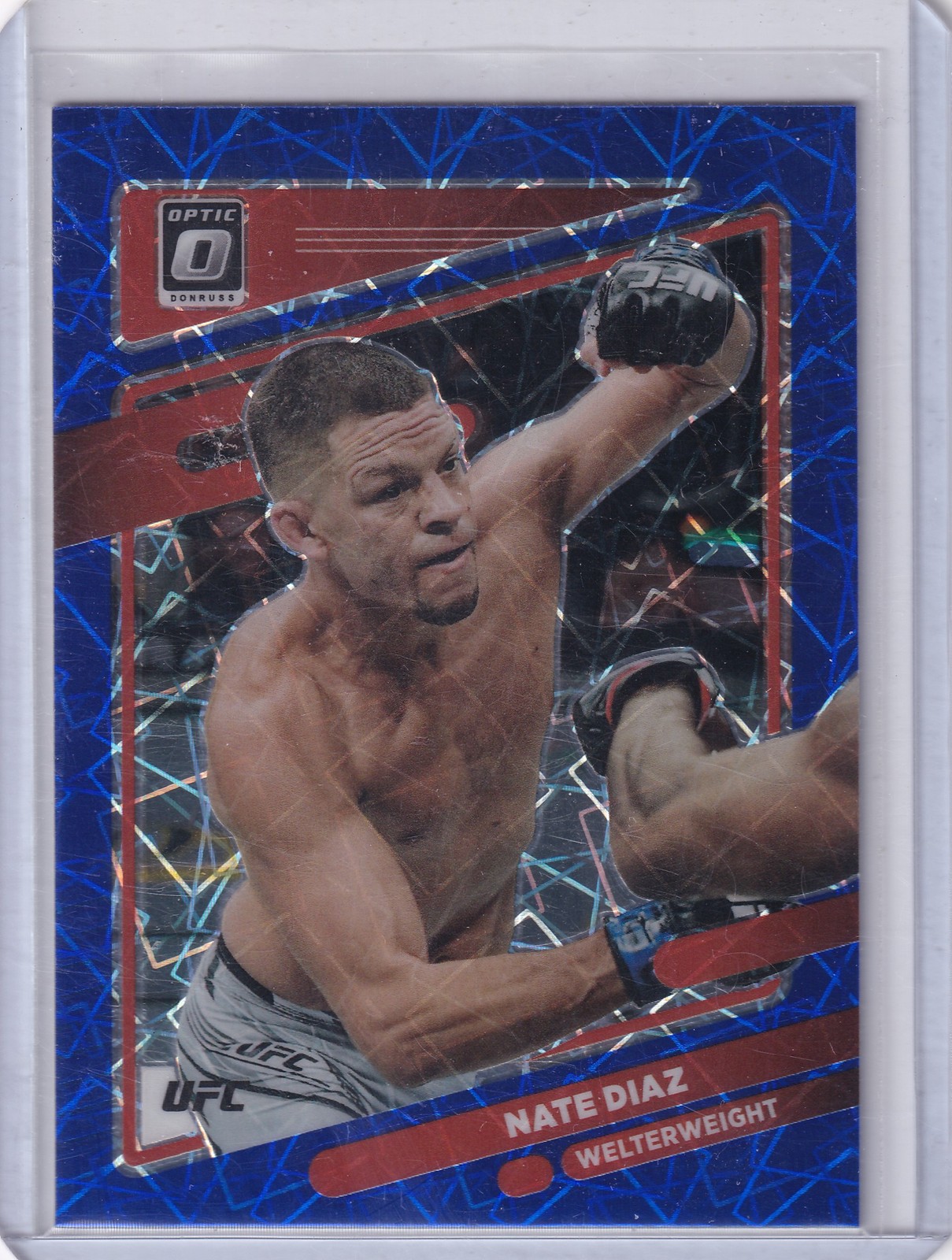 Nate Diaz - 2022 Donruss Optic UFC - Blue Velocity - #23