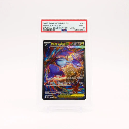 Mega Latias ex - 181/132 PSA 9 Mega Evolution Special Illustration Pokemon MINT