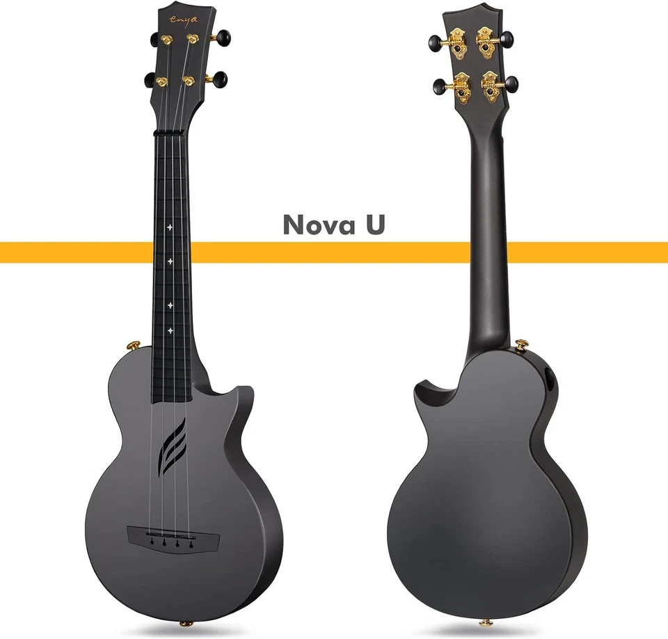 Travel Ukulele Kit with Online Lessons - Black - Image 4 of 4
