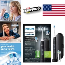 Rechargeable Electric Toothbrush with Pressure Sensor and 3 Cleaning Modes