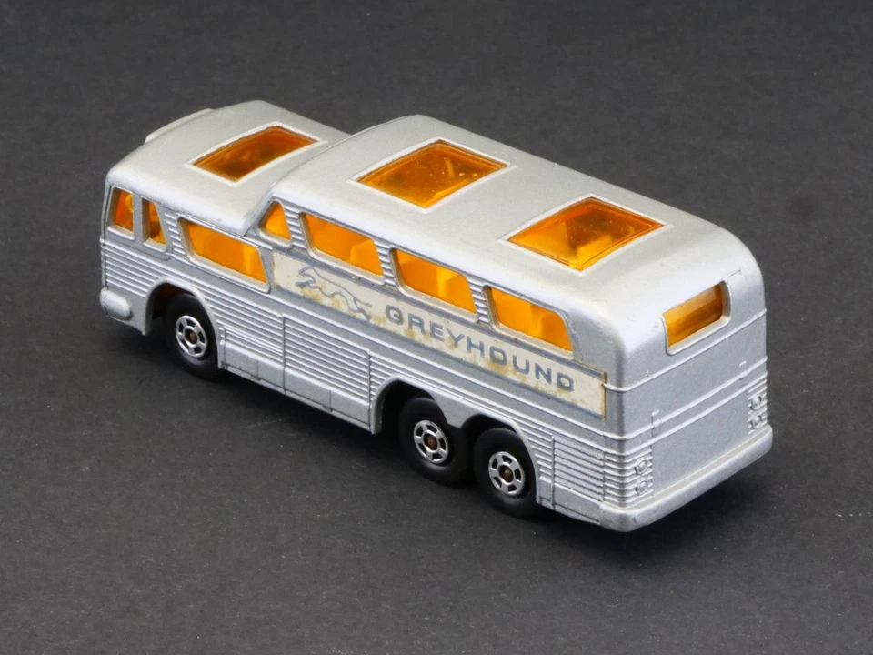 Matchbox 66 A Superfast Greyhound Bus H-Box MIB Box super! OVP 1706-02-43 - Bild 2 von 4