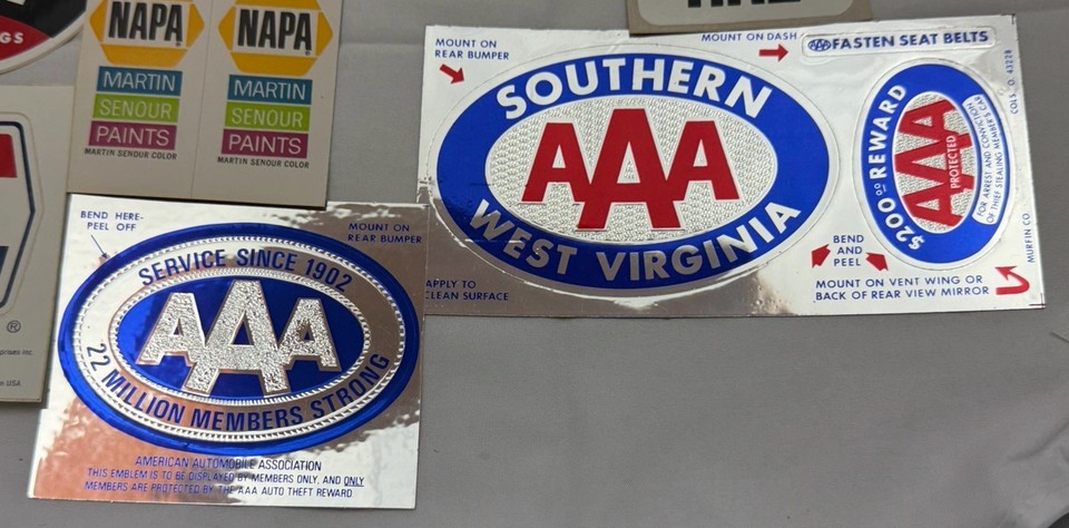Vintage Lot 25 Automotive Racing Toolbox Window Bumper Stickers ...