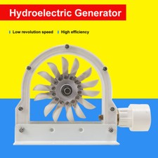 100-300W Mikro Pelton Turbine Wasserkraft Impact Hydraulisch Eimertyp Roulette