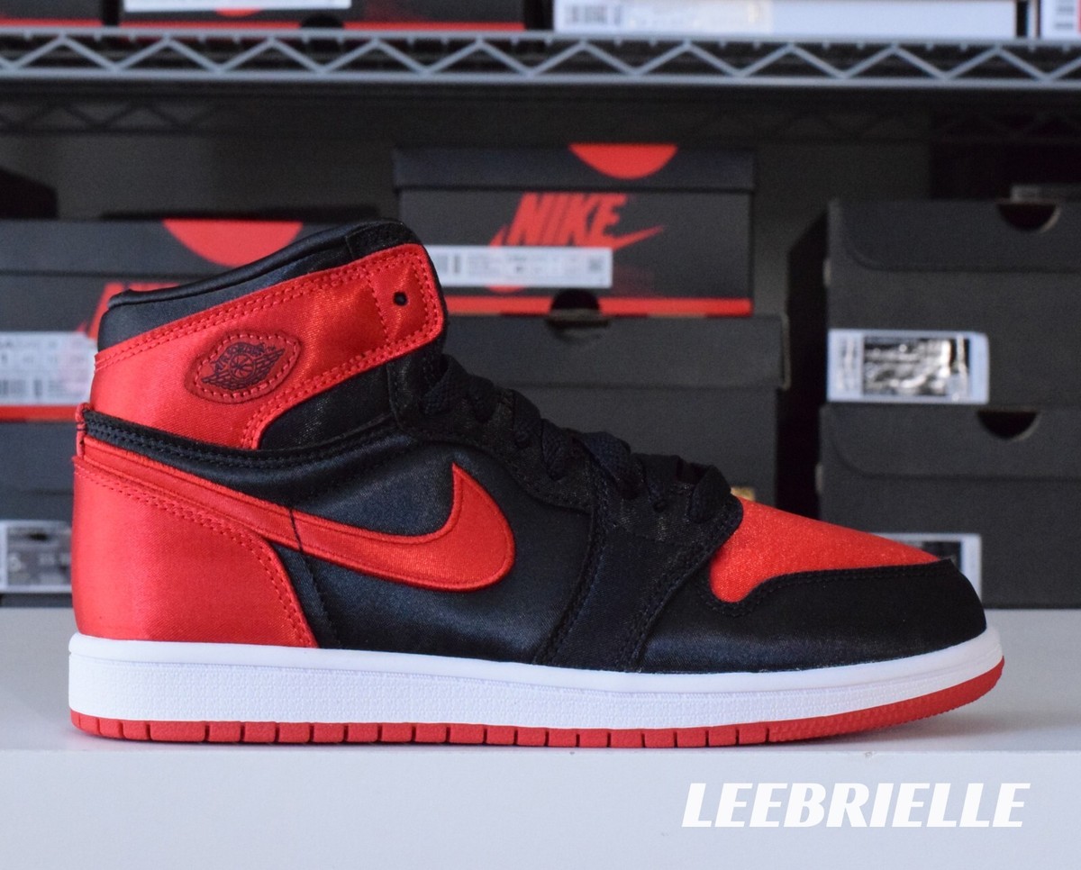 Nike Air Jordan 1 Retro High OG Satin Bred FD5304-061 PS Size 3Y