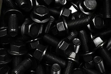 (15) Grade 8 Hex Head Flange Bolts 5/8-11 x 1-1/2 Plain Black Frame Screws
