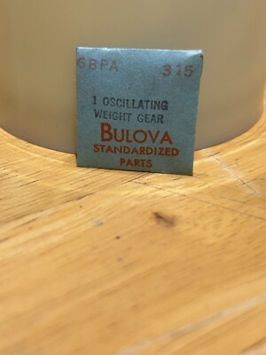 Bulova 6BFA Part 315 Oscillating Weight Gear