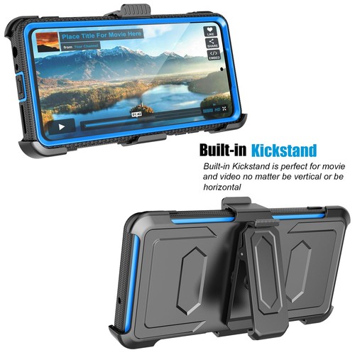 For Moto G Power 5G 2025 2024 2023 Case Belt Clip Holster Phone Cover + Screen - Picture 31 of 46