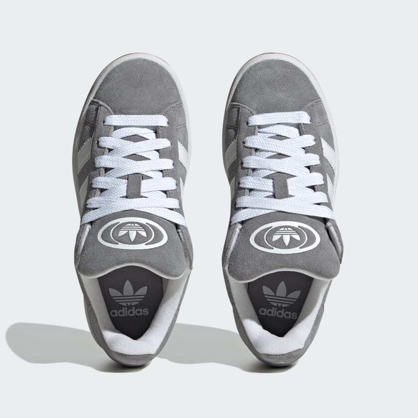 adidas gazelle silver green womens ADIDAS ORIGINALS Campus 00s Gray Sneakers for Babies with LED Lights