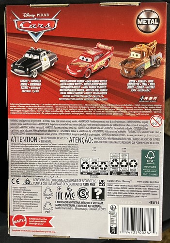 Mattel Disney Pixar Cars 3 Metal vehicles Sheriff Rusteze McQueen Mater - Picture 4 of 4