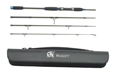 Eisele Seafishing Twitch N Pilk Travel 4-teilig Reiserute Bootsrute inkl. Case
