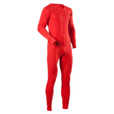 TALL MAN version.Button front Union Suit Combinations in Traditional Red or...