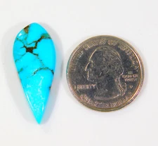 14.60 Ct Natural Kingman Turquoise Fancy Cabochon Gemstone Navajo E0=361