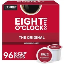 Eight O'Clock Coffee The Original Medium Roast Coffee K-Cup Pods, 96 ct.