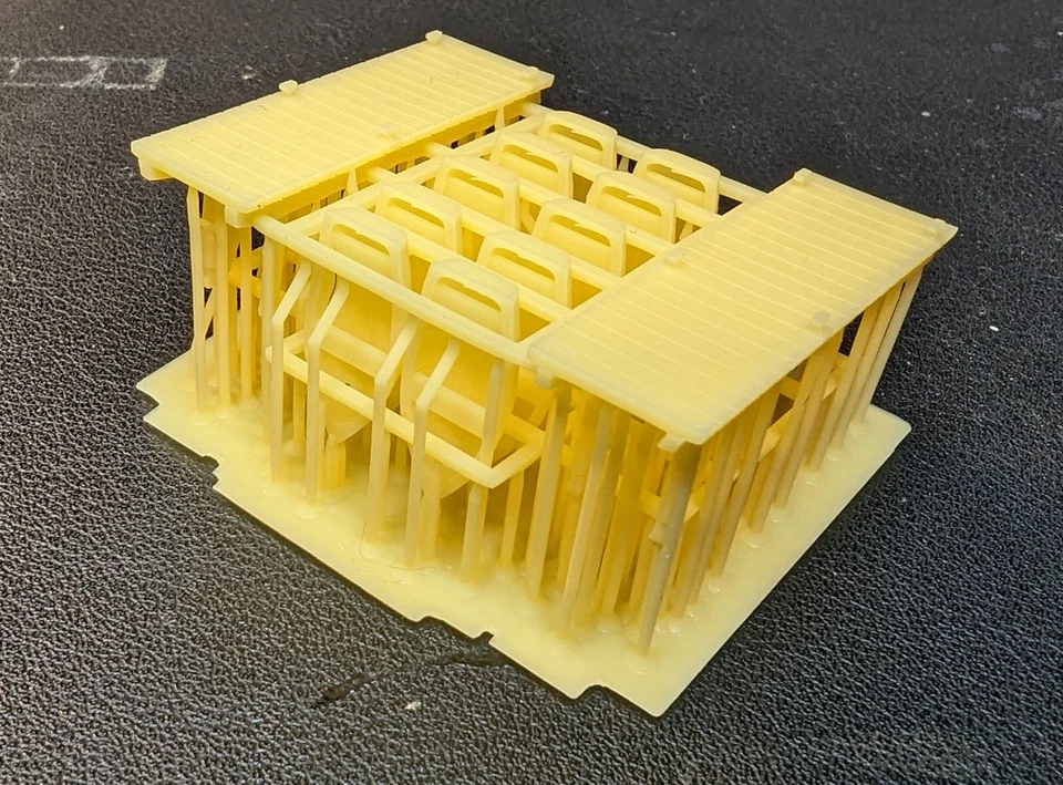 Z Scale Boat Dock Set with 10 Boats and 2 Docks - Image 2 of 3