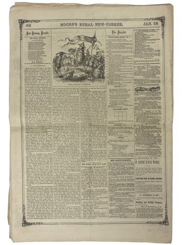 Moore's Rural New-Yorker, Saturday, Jan. 16, 1869, Vol. XX, No. 3, Whole No. 991 - Picture 2 of 2