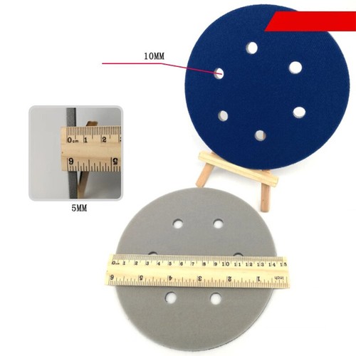 6 Inch 150mm Hook & Loop Sponge Sandpaper 6 Hole Sanding Discs 300 - 3000 Grit - Picture 3 of 6