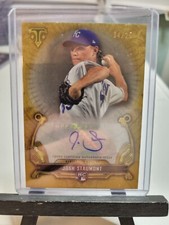 Josh Staumont Rookie Gold 4/25 2020 Topps Triple Threads Auto