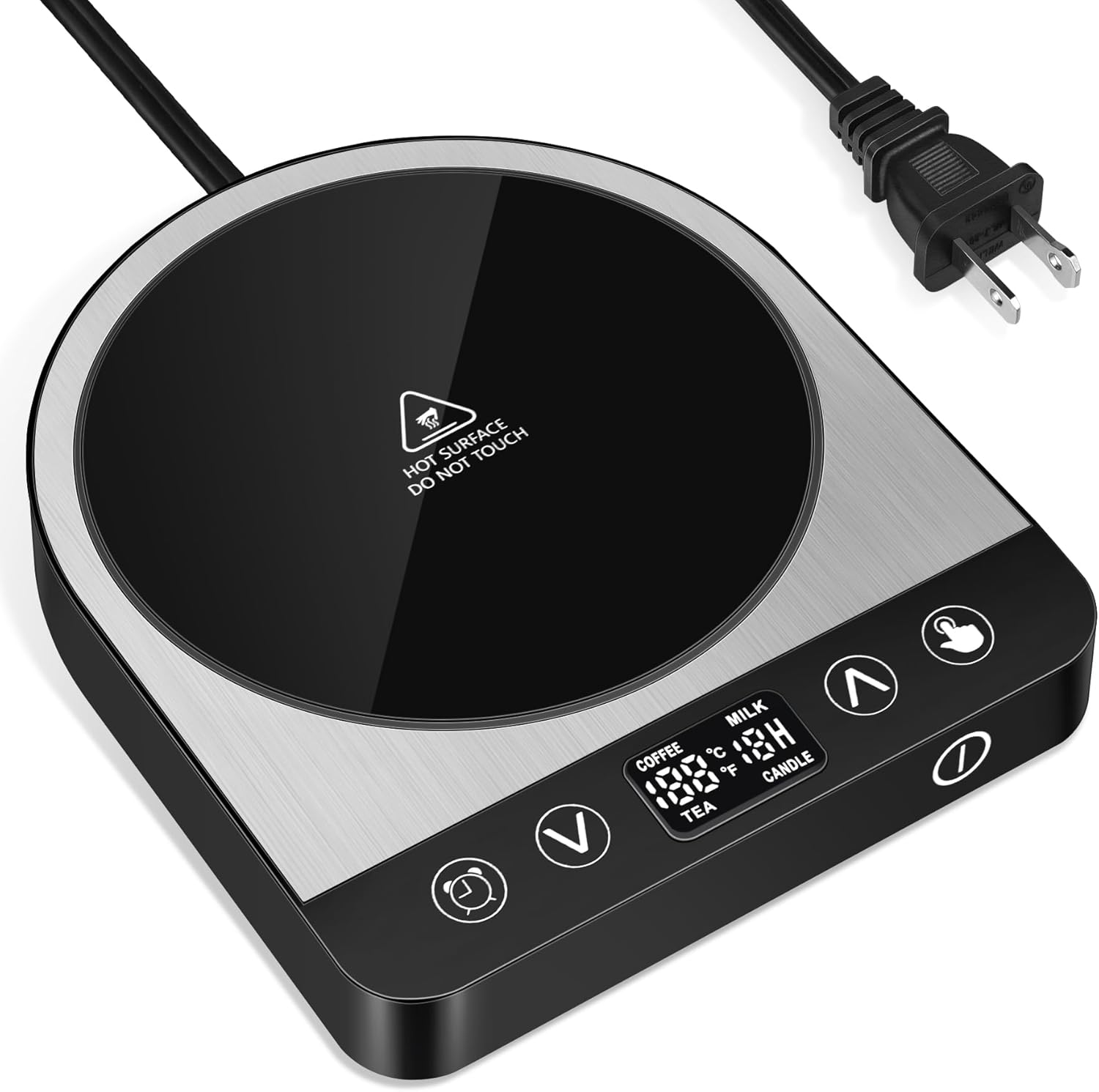 Coffee Mug Warmer, 4 Hours Auto Shut-Off Electric Cup Warmer with Large Heating