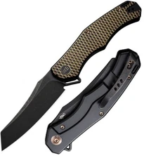 Viking Tactics RekkeR Framelock 3.63" CPM-20CV Steel Blade Titanium Handle CG3