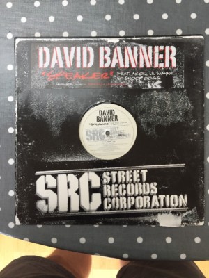 David Banner Speaker Feat Akon, Lil Wayne & Snoop Dogg 12 promo single UNIR21897
