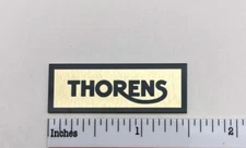 Thorens Turntable Badge Logo For Dust Cover Metal Custom Made 124 125 160 